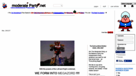 What Themiddleparty.net website looked like in 2019 (5 years ago)