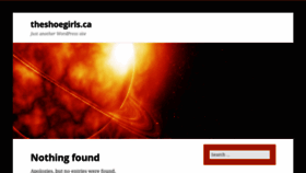 What Theshoegirls.ca website looked like in 2019 (5 years ago)