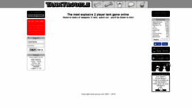 What Tanktrouble.com website looked like in 2019 (5 years ago)