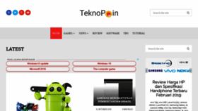 What Teknopoin.com website looked like in 2019 (5 years ago)