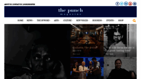 What Thepunchmagazine.com website looked like in 2019 (5 years ago)