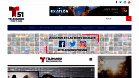 What Telemundo51fresno.com website looked like in 2019 (5 years ago)