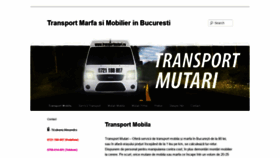 What Transportmutari.ro website looked like in 2019 (5 years ago)