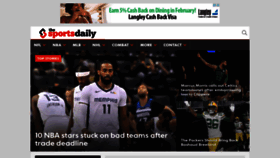 What Thesportsdaily.com website looked like in 2019 (5 years ago)