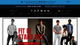 What Topman.com website looked like in 2019 (6 years ago)