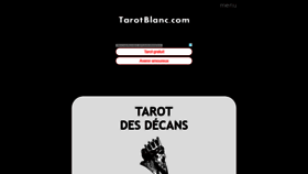 What Tarotblanc.com website looked like in 2019 (5 years ago)