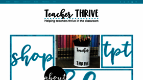 What Teacherthrive.com website looked like in 2019 (5 years ago)