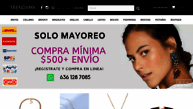 What Trendy.mx website looked like in 2019 (5 years ago)