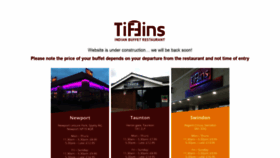 What Tiffinsbuffet.com website looked like in 2019 (5 years ago)