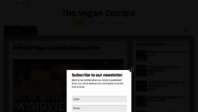 What Theveganzombie.com website looked like in 2019 (5 years ago)