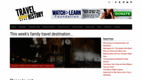 What Travelthruhistory.tv website looked like in 2019 (5 years ago)