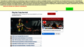 What Turksvoetbal.net website looked like in 2019 (5 years ago)