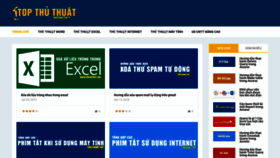 What Thuthuat.top website looked like in 2019 (5 years ago)