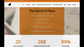 What Theworldofpiano.com website looked like in 2019 (5 years ago)