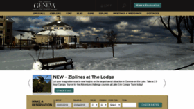 What Thelodgeatgeneva.com website looked like in 2019 (5 years ago)