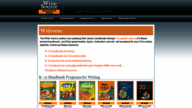 What Thewritesource.com website looked like in 2019 (5 years ago)