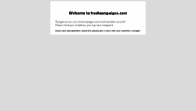 What Trackcampaigns.com website looked like in 2019 (5 years ago)