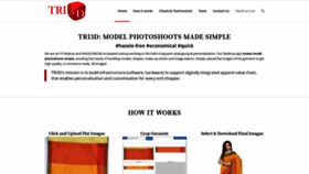 What Tri3d.in website looked like in 2019 (5 years ago)