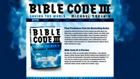 What Thebiblecode.com website looked like in 2019 (5 years ago)