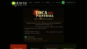 What Tocadopaintball.com.br website looked like in 2019 (5 years ago)