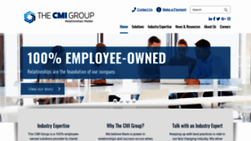 What Thecmigroup.com website looked like in 2019 (5 years ago)