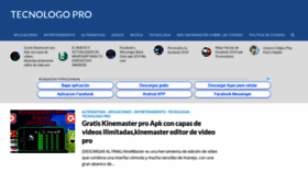 What Tecnologopro.com website looked like in 2019 (5 years ago)