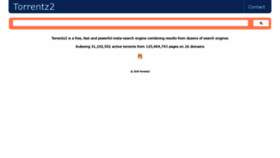 What Torrentz2.eu.com website looked like in 2019 (5 years ago)