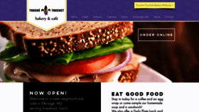 What Touchetouchetcafe.com website looked like in 2019 (5 years ago)