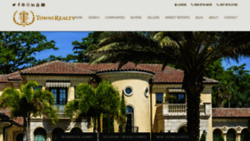 What Townsrealty.com website looked like in 2019 (5 years ago)