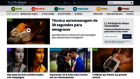 What Tudoporemail.com.br website looked like in 2019 (5 years ago)