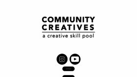 What Thecommunitycreatives.com website looked like in 2019 (5 years ago)