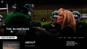 What Theblindsidemovie.com website looked like in 2019 (5 years ago)