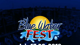 What Thebluewaterfest.com website looked like in 2019 (5 years ago)