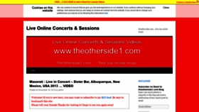 What Theotherside1.com website looked like in 2019 (5 years ago)