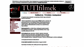 What Tutifilmek.hu website looked like in 2019 (5 years ago)
