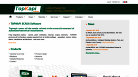 What Topkapi-scada.com website looked like in 2019 (5 years ago)