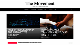 What Themouvement.org website looked like in 2019 (5 years ago)
