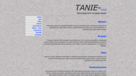 What Tanie-cnc.pl website looked like in 2019 (5 years ago)