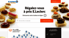 What Traiteur.leclerc website looked like in 2019 (5 years ago)