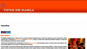 What Tipos-de-danca.info website looked like in 2019 (5 years ago)