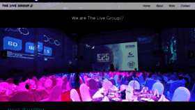 What Thelivegroup.com website looked like in 2019 (5 years ago)