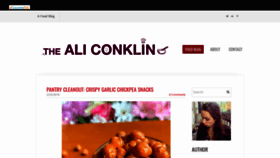 What Thealiconklin.com website looked like in 2019 (5 years ago)