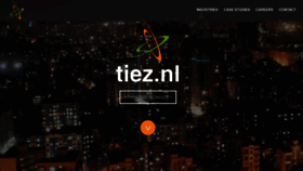 What Tiezinteractive.com website looked like in 2019 (5 years ago)