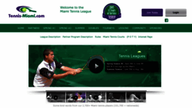 What Tennis-miami.com website looked like in 2019 (5 years ago)