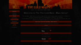 What Thecoldwars.net website looked like in 2019 (5 years ago)