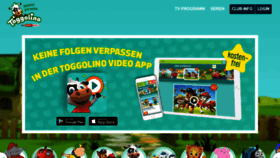 What Toggolino.de website looked like in 2019 (5 years ago)