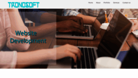 What Tronosoft.com website looked like in 2019 (5 years ago)