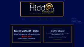 What Thehiddenpassage.com website looked like in 2019 (5 years ago)