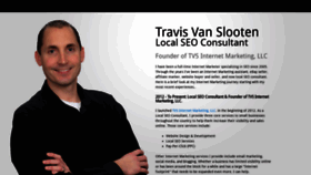 What Travisvanslooten.com website looked like in 2019 (5 years ago)
