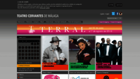 What Teatrocervantes.com website looked like in 2019 (5 years ago)